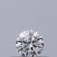 0.19 carat Round diamond E VVS2 Excellent