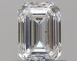 0.70 carat Emerald diamond D SI1 
