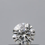 0.19 carat Round diamond E VVS1 Excellent