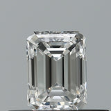 0.33 carat Emerald diamond E VVS1 