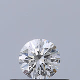 0.25 carat Round diamond E VVS2 Excellent