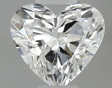 0.34 carat Heart diamond F VS1 