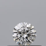 0.24 carat Round diamond E VVS1 Excellent
