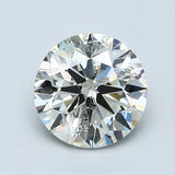 1.01 carat Round diamond K  I1 Very good