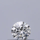 0.18 carat Round diamond H IF Excellent