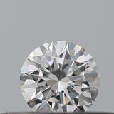 0.19 carat Round diamond F  VVS1 Excellent