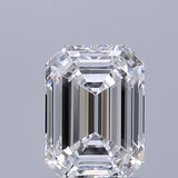 0.81 carat Emerald diamond D VVS2 