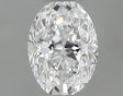 0.30 carat Oval diamond D SI1 