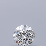 0.18 carat Round diamond E VVS2 Excellent