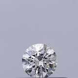 0.18 carat Round diamond E VVS1 Excellent