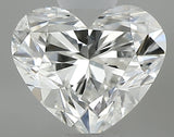 0.50 carat Heart diamond H SI2 