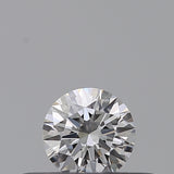 0.21 carat Round diamond E  VVS2 Excellent
