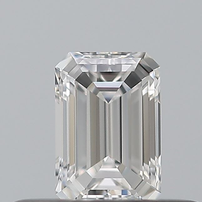 0.24 carat Emerald diamond F  VVS2