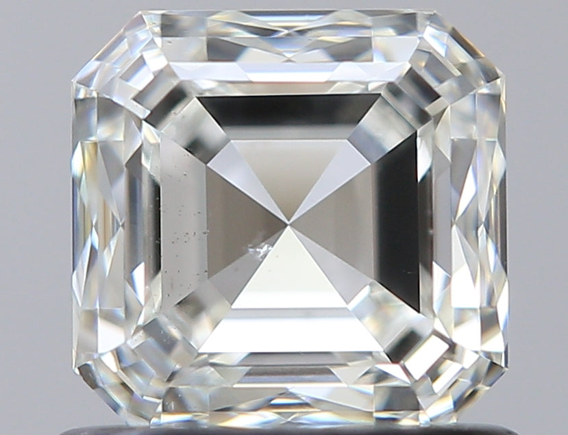 0.93 carat Asscher diamond J SI1 