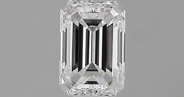 0.38 carat Emerald diamond D VVS2 