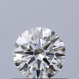 0.53 carat Round diamond I VVS1 Excellent