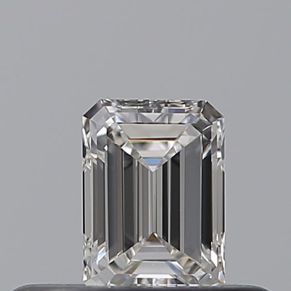 0.24 carat Emerald diamond F  VVS2