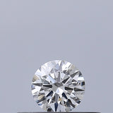 0.19 carat Round diamond E VVS1 Excellent
