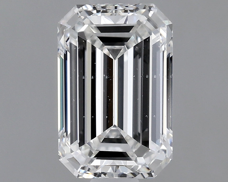 1.00 carat Emerald diamond F SI1 