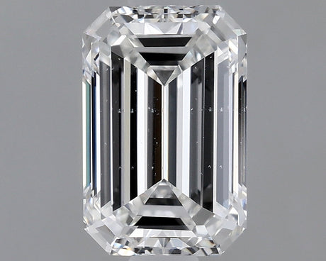 1.00 carat Emerald diamond F SI1 