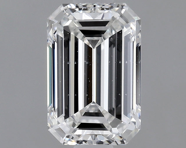 1.00 carat Emerald diamond F SI1 
