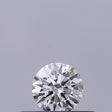 0.18 carat Round diamond E VVS2 Excellent