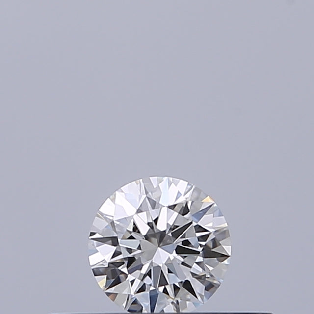 0.18 carat Round diamond E IF Excellent