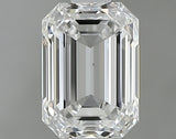 1.00 carat Emerald diamond E VS2 