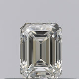 0.32 carat Emerald diamond F  VVS2