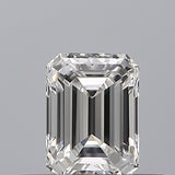0.37 carat Emerald diamond E VVS1 