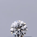 0.19 carat Round diamond E VVS1 Excellent