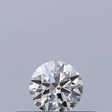 0.19 carat Round diamond G IF Excellent