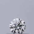0.18 carat Round diamond E VVS1 Excellent