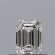 0.36 carat Emerald diamond E VVS1 