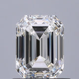 0.90 carat Emerald diamond E VVS2 VeryGood