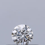 0.19 carat Round diamond D VVS1 Excellent