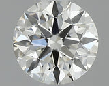 0.53 carat Round diamond I VVS1 Excellent