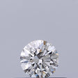 0.25 carat Round diamond F IF Excellent