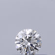 0.23 carat Round diamond D VVS2 Excellent