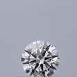0.19 carat Round diamond E VVS1 Excellent