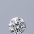 0.25 carat Round diamond E VVS2 Excellent