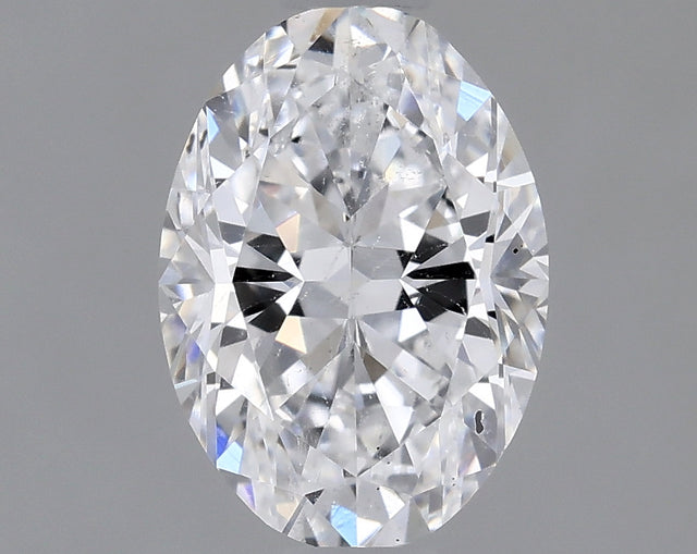 0.90 carat Oval diamond D SI2 