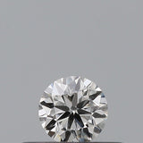 0.18 carat Round diamond E  IF Very good