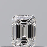 0.23 carat Emerald diamond D  VVS1