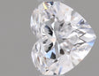 0.43 carat Heart diamond D VS2 