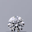 0.26 carat Round diamond F VVS1 Excellent