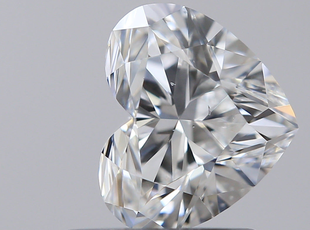 0.81 carat Heart diamond F SI1 