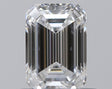 0.60 carat Emerald diamond D VS2 