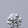 0.25 carat Round diamond E VVS2 Excellent