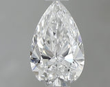 0.50 carat Pear diamond D SI2 